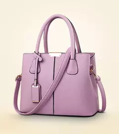 Bolsas de couro PU para mulheres, sacola grande para senhoras, bolsas de ombro q na internet