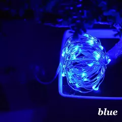 Fio de cobre LED String Fairy Lights, a pilhas, Natal, Decoração de casamento, 3x100 m, 2m, 3m, 5m, 10m na internet