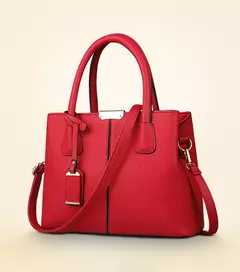 Imagem do Bolsas de couro PU para mulheres, sacola grande para senhoras, bolsas de ombro q