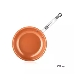 Lmetjma frigideira antiaderente 20 24 28cm frigideira com revestimento de titânio cerâmica redonda cobre ovo pan cozinha panelas kc0459 - loja online