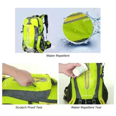 Mochila de escalada à prova d'água, 40l, esportes ao ar livre, viagem, acampamento, caminhada, bolsa para homens, mulheres