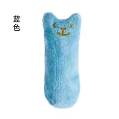 Dentes moagem catnip brinquedos engraçado interativo brinquedo de pelúcia gato animal de estimação gatinho mascar brinquedo vocal garras polegar mordida gato menta para gatos - comprar online