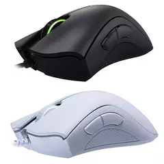 Mouse com fio, Razer Original DeathAdder Essencial com fio Gaming Mouse Mice 6.400 DPI Sensor Óptico 5 Botões Independentes para Laptop PC Gamer na internet
