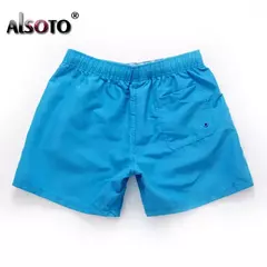 Imagem do Maiô de praia de secagem rápida para homens, calções de secagem rápida, cuecas boxer, calções de natação, secagem rápida