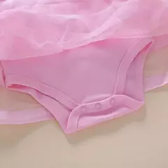 Conjunto infantil de renda, vestido e roupas para meninas de 3 e 6 meses, bebê recém-nascido, festa de aniversário, batizado - comprar online