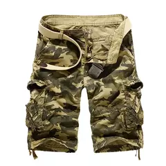 Shorts de camuflagem para homens soltos, calças curtas militares camufladas, tamanho EUA, verão, 2024 na internet