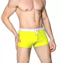Imagem do Alsoto verão roupa de banho masculina respirável calções boxer briefs sunga maillot de bain praia shorts 2023 novo