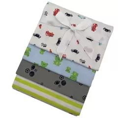 Cobertor de flanela super macio do bebê recém-nascido, cobertores do bebê, recebendo lençol, 100% algodão, nova cor, 76x76cm, 4pcs por pacote - Wolf Magazine