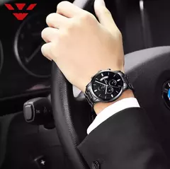 Imagem do Nibosi-relógio masculino de quartzo, estilo militar, luxo, marca superior, famo