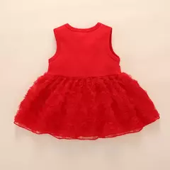 Imagem do Conjunto infantil de renda, vestido e roupas para meninas de 3 e 6 meses, bebê recém-nascido, festa de aniversário, batizado