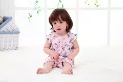 Macacão de manga curta para bebês meninas e meninos, 100% algodão, roupas recém-nascidas, macacões infantis, roupas infantis, verão, 2023 - Wolf Magazine