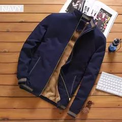 DIMUSI-Casaco bombardeiro de lã masculino, corta-vento grosso quente, casacos militares de beisebol, outwear casual masculino, roupas de outono na internet