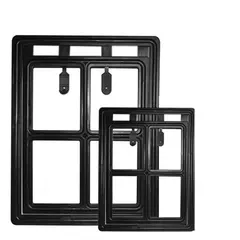 Porta de plástico bloqueável para janela de tela, Flap Gate, Pet Tunnel, Dog Fence, Cat, Kitty, Home, Segurança, Free Access - loja online