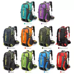Imagem do Mochila de escalada à prova d'água, 40l, esportes ao ar livre, viagem, acampamento, caminhada, bolsa para homens, mulheres
