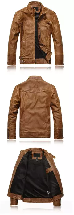 Homens jaquetas de couro do plutônio novo casaco de algodão da motocicleta dos homens outono inverno velo jaqueta de couro