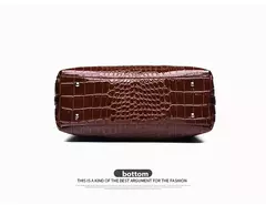 Bolsas De Couro De Crocodilo Para Mulheres, Bolsa De Luxo, Bolsas De Ombro, Bolsas De Mão Das Senhoras, Famosa Marca De Designer, Moda, 2019 - comprar online