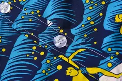 Camisa havaiana de botão manga curta masculina, estampada em coqueiro, camisa Aloha, casual moda praia, plus size, verão, 5XL, 26 cores