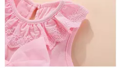Conjunto infantil de renda, vestido e roupas para meninas de 3 e 6 meses, bebê recém-nascido, festa de aniversário, batizado - comprar online