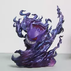 Imagem do Pokemon gengar anime figura sol snorlax fantasma garra estatueta de ação 18cm estátua pvc modelo mesa decoração coleção brinquedo presente do miúdo
