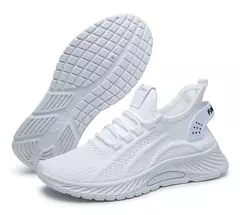 Sapatos de corrida leves e respiráveis para mulheres, calçados esportivos antiderrapantes, ao ar livre, macios, com cordões, moda, tênis - comprar online
