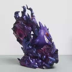 Pokemon gengar anime figura sol snorlax fantasma garra estatueta de ação 18cm estátua pvc modelo mesa decoração coleção brinquedo presente do miúdo na internet