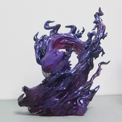 Pokemon gengar anime figura sol snorlax fantasma garra estatueta de ação 18cm estátua pvc modelo mesa decoração coleção brinquedo presente do miúdo - loja online