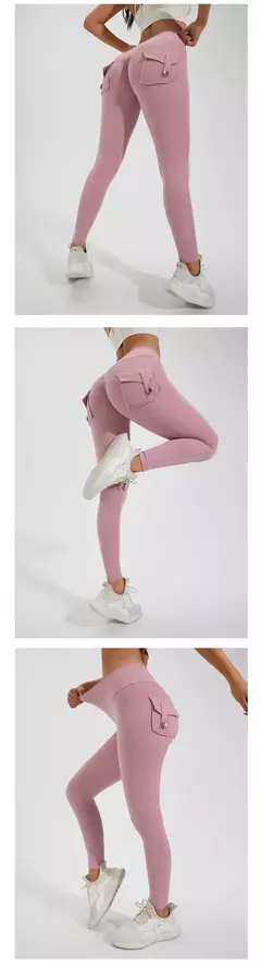 Perneiras de ginástica femininas menores, calças de ioga de cintura alta, shorts scrunch bum, calças justas elásticas, legging respirável, sentimento nu, 2024 - loja online