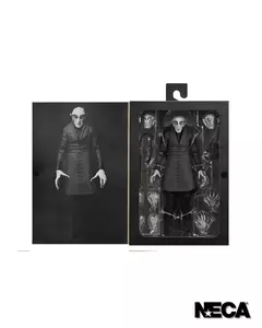 NECA Nosferatu Ultimate Count Orlok Figura de ação em escala de 7 polegadas (preto e branco) Boneca modelo de brinquedos de terror - comprar online