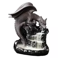 Backflow dragão incenso queimador, Cachoeira incenso queimador para sala de estar, Ioga - comprar online