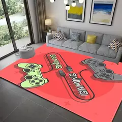 Imagem do 3d impressão gamer controlador padrão sala de estar tapetes antiderrapante cas