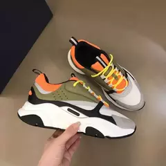 Bloco de cor pai sapatos masculinos, Calçados esportivos de topo baixo, respirável sapatos casuais, nova moda, B22, 2024 na internet