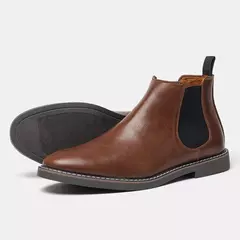 Chelsea botas para homens, sapatos de marca, retro, confortável, moda, tamanho 40-46 na internet