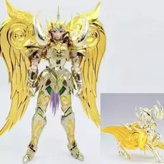Em estoque mc jm gt modelo saint seiya ex mítico saint pano alma dourada leo câncer peixes virgem libra figura de ação brinquedo presente