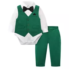 Roupas de Páscoa para recém-nascido, terno de criança, bodysuit formal, primeira roupa de aniversário infantil, roupa de casamento - loja online