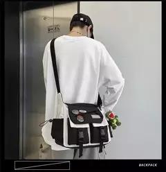 Imagem do Nylon Crossbody Bolsas para Mulheres, Messenger Bag para Meninas, Sacos de Livros Escolares, Bolsas de Lona Jovem, Bolsa de Ombro, Harajuku Sac, Homens