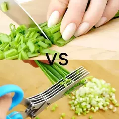 Tesoura de Cozinha Multi-Camada, Cortador Vegetal De Aço Inoxidável, Cebolinha Herb, Laver Spices, Cooking Tool, Cut Kitchen Accessories