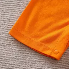 Imagem do Bodysuit bebê manga curta, bonito chapéu de raposa anime, algodão confortável, casual, verão
