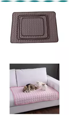 Imagem do Esteira refrescante para cães pequenos e grandes, cama durável para animais, cobertor de gelo de verão, acessórios para cães e gatos, extra grande