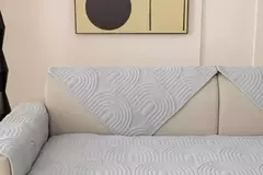 Luxo Chenille Sofa Cover para sala de estar, tapete anti-derrapante, almofada do sofá, toalha, Anti-Cat Scratch, Jacquard, Chaise Longue, 1Pc - Wolf Magazine