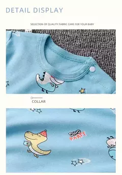 Bebê recém-nascido macacão meninas meninos bonito dos desenhos animados animal listra roupas para crianças 0-24 meses outono macacão roupas trajes - comprar online