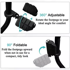 Protetor de motor para moto 1,25" 32mm, suporte para pedal de estrada para Honda, Kawasaki, Harley Touring, Softail, Street Bob, Road King, Dyna, Fat Boy, Electra Glide, Low Rider, Night Train, Breakout, Road Glide - comprar online