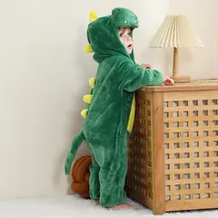 Macacão de flanela para bebés, Macacão Kigurumi, Macaco, Unicórnio, Vaca, Leão, Animal Cosplay, Pijama para 1 a 4 anos Crianças, Meninos, Inverno - comprar online