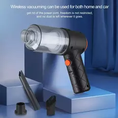 Imagem do Aspirador de carro sem fio, sem fio, robô de limpeza portátil, aspiradores automáticos, sucção forte, 6000Pa
