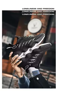 Imagem do Sapato Masculino Tênis Masculinos, Casuais, de Luxo, Confortáveis, Tênis de Treinamento, Respiráveis, Estilo Mocassim, de Corrida