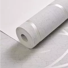 European Non-Woven 3D Curve Stripe Adesivos de parede, Decoração à prova de umidade, Papel de parede grosso, 53cm na internet