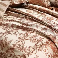 Luxo Satin Jacquard Único Duplo Duvet Cover Set, Europeu Conjunto de cama de casamento, Queen Size Quilt, King Size, High End - comprar online
