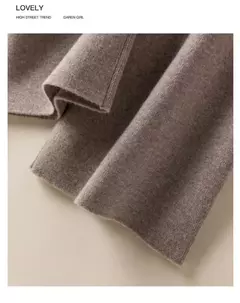 Imagem do Calça feminina de malha elástica de cintura alta, até o tornozelo, grossa, quente, chique, casual, básica, macia, reta, moda coreana