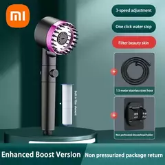 XIAOMI-Cabeça de Chuveiro de Alta Pressão, 3 Modos, Filtro Portátil, Torneira De Chuva, Torneira Do Banheiro, Acessório Inovador Em Casa - comprar online