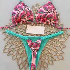 Mulheres biquíni dividido fio-dental, moda praia, moda natalícia, novo - comprar online