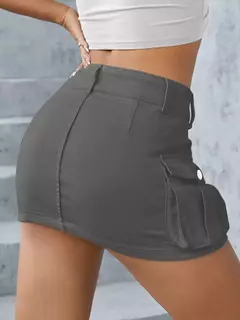 Bolsa Feminina Ins Style Monocromática Hip Bag Overskirt, Slim Hip Bag, Cintura Baixa, Monocromática, Verão, Nova, Y2K, Europa e América, 2022 na internet
